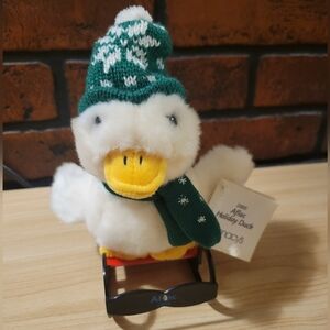 Aflac 2005 Holiday Talking Duck Plush Toy